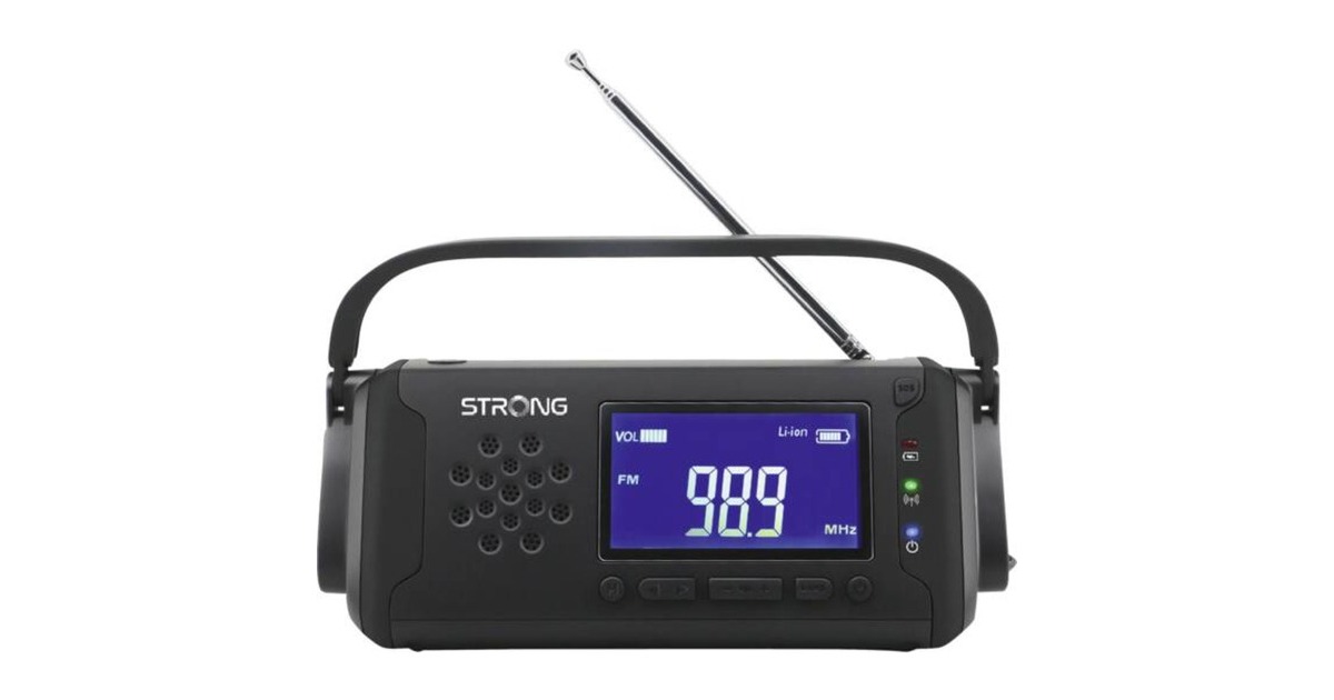 Strong EPR 1500, Radio(schwarz, UKW, MW, Powerbank) Strong EPR 1500, Radio(schwarz, UKW, MW, Powerbank)