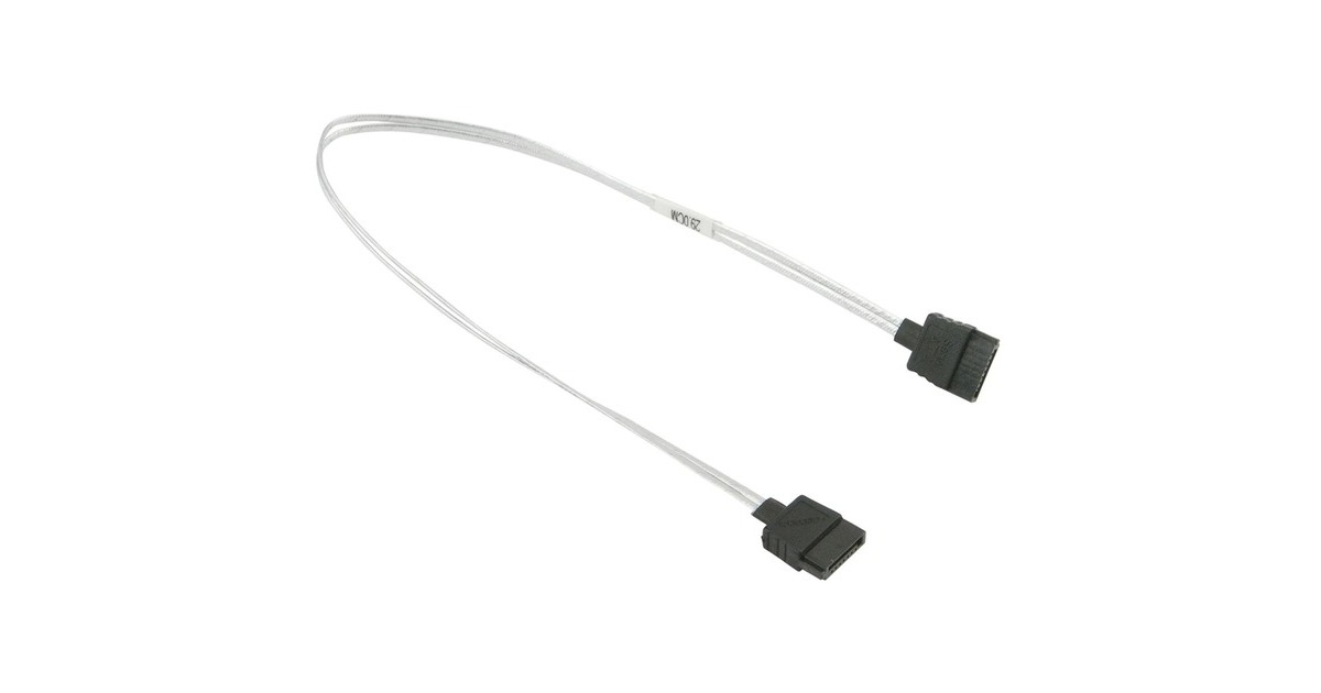 Supermicro SATA-Flachkabel CBL-0483L(schwarz, 29cm)