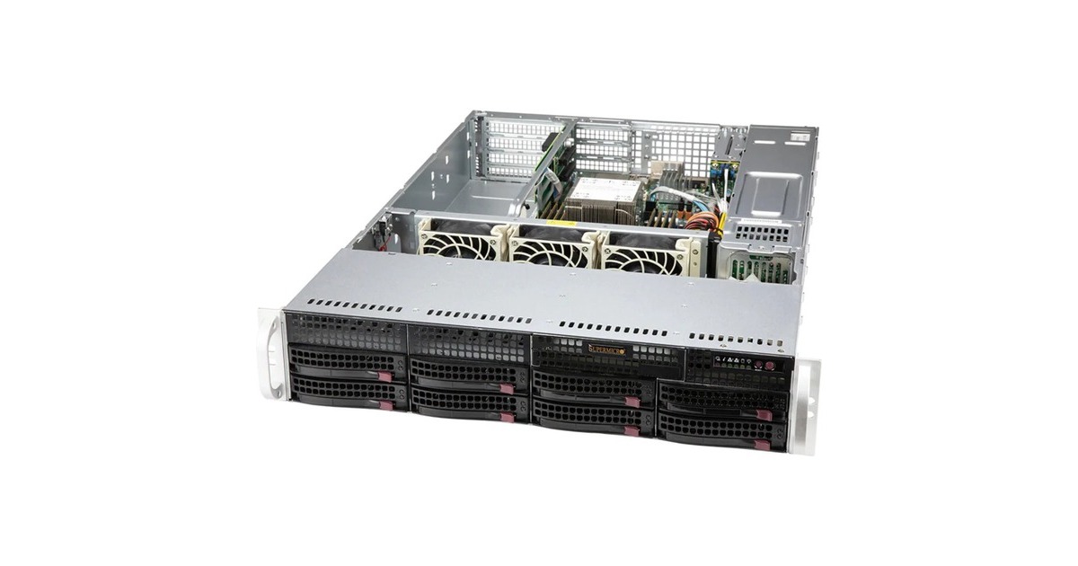 Supermicro SuperServer SYS-520P-WTR, Barebone(schwarz, 2 HE, ohne Betriebssystem)