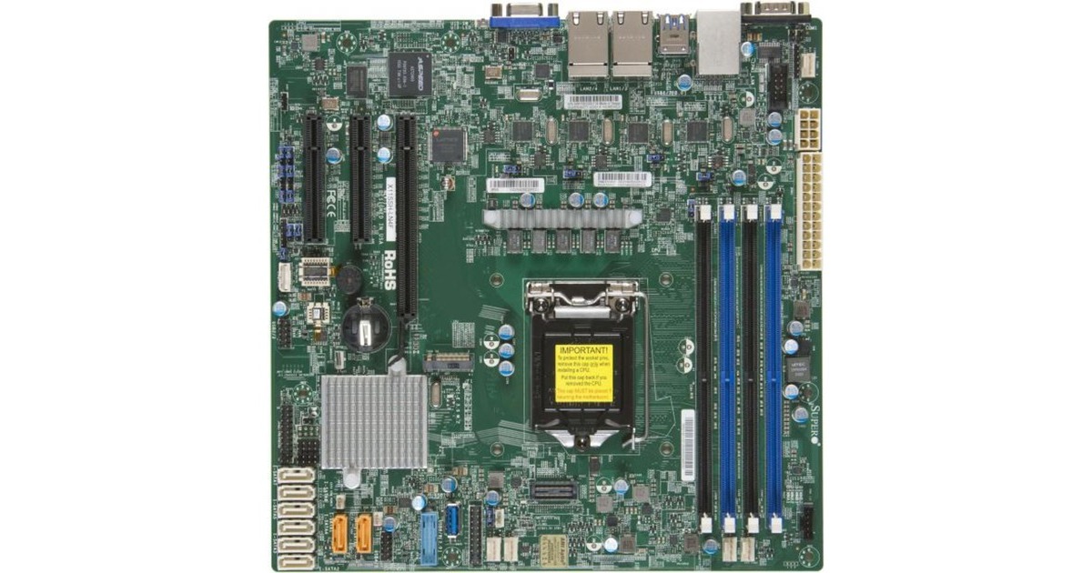 Supermicro X11SSH-F, Mainboard(VGA SATA3 USB 3.0 2x G-LAN)