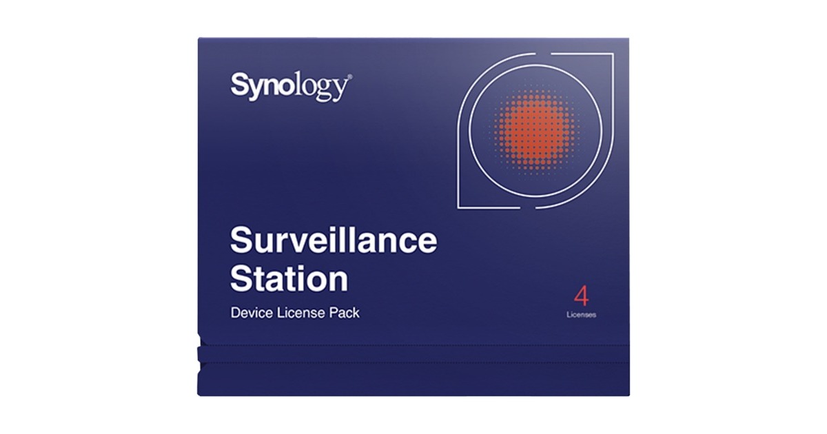 Synology 4x Camera Pack, Kamera-Lizenzen