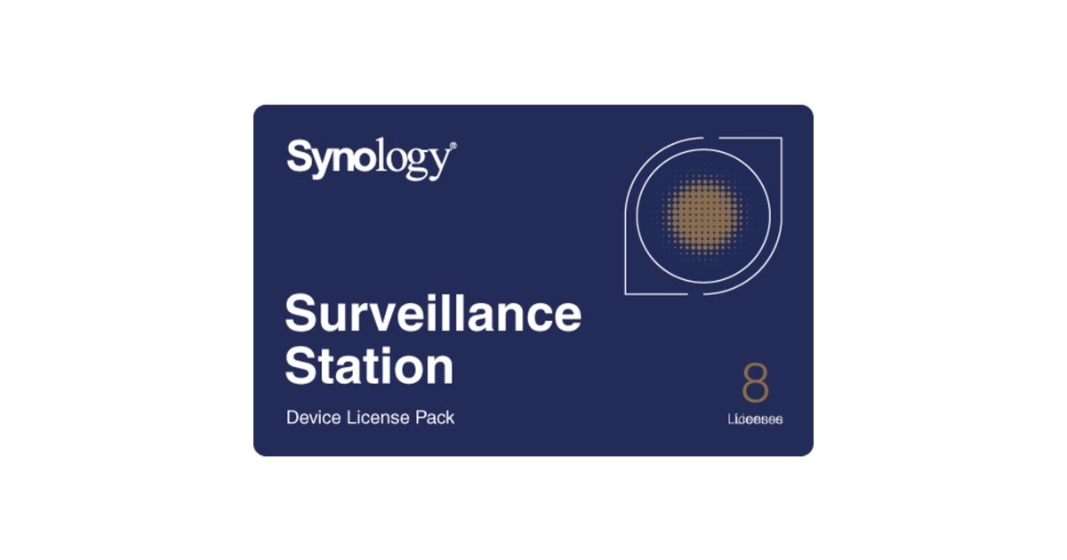 Synology 8x Camera Pack, Kamera-Lizenzen
