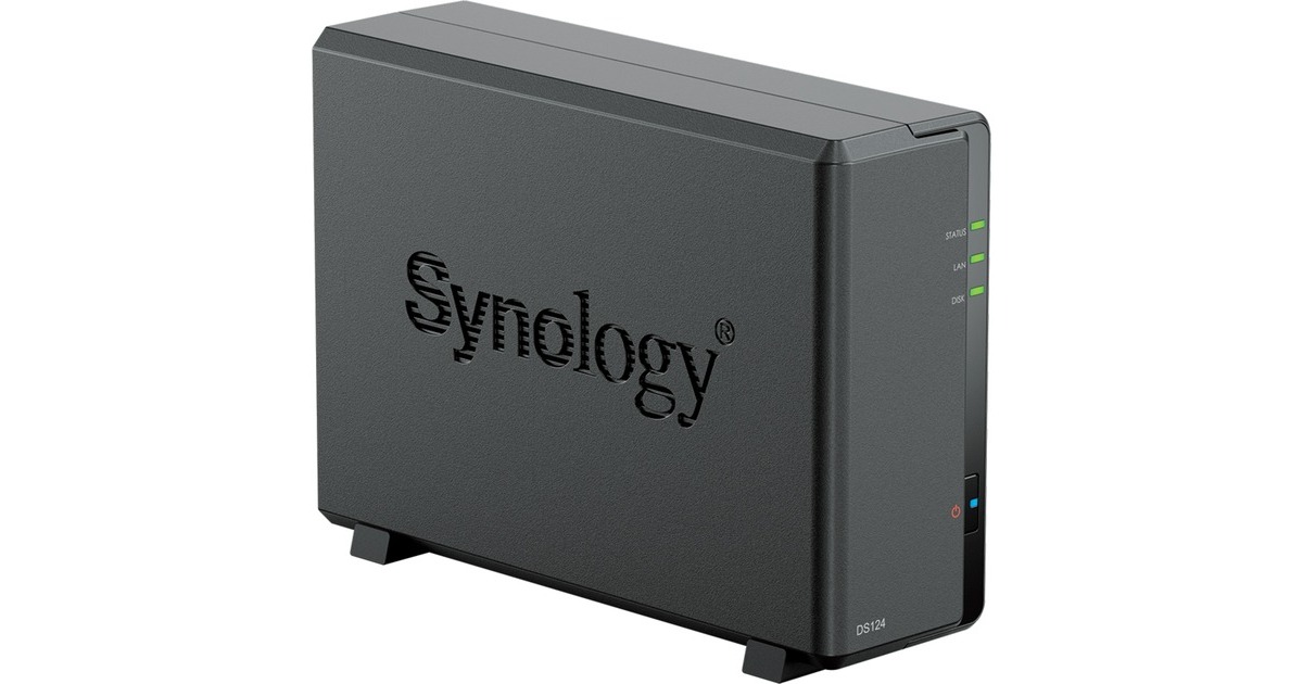 Synology DS124, NAS(schwarz)