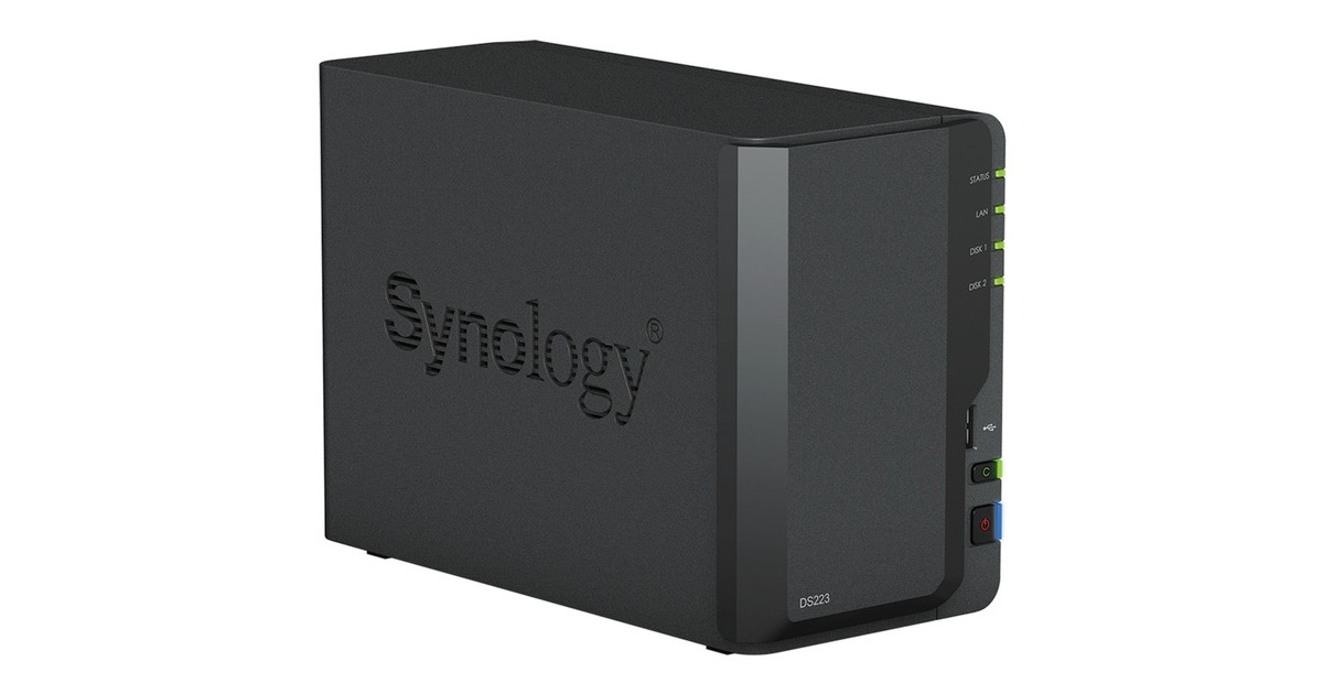Synology DS223, NAS(schwarz)
