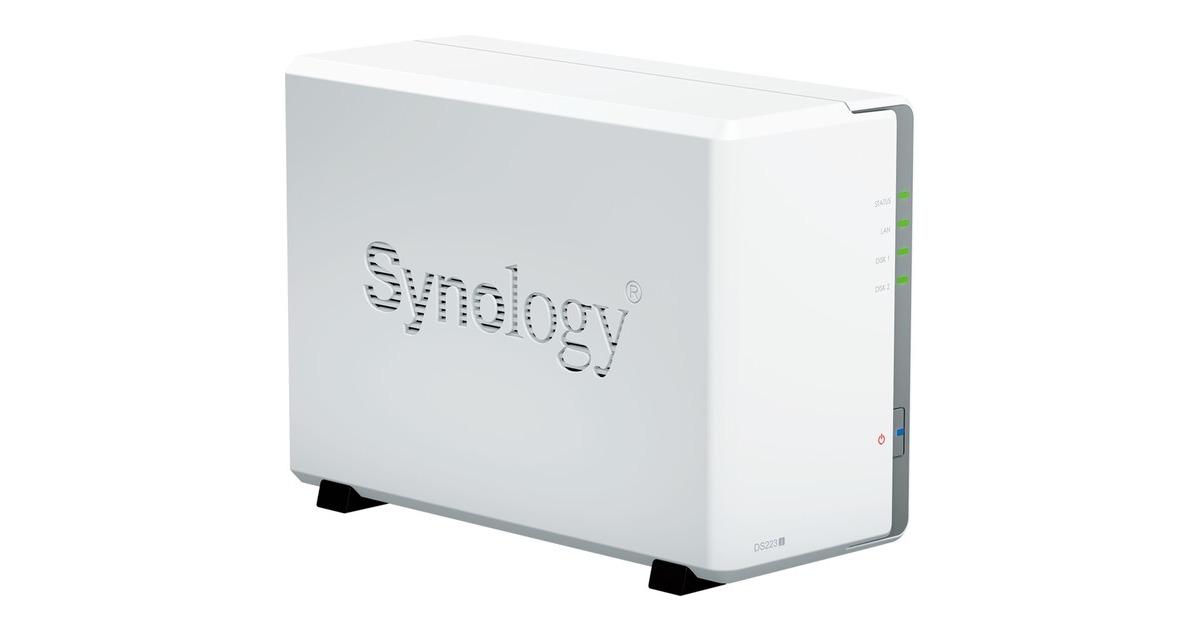 Synology DS223j, NAS(weiß)