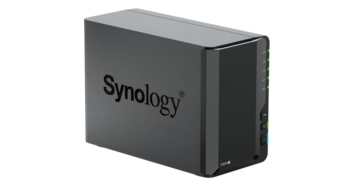 Synology DS224+, NAS(schwarz)