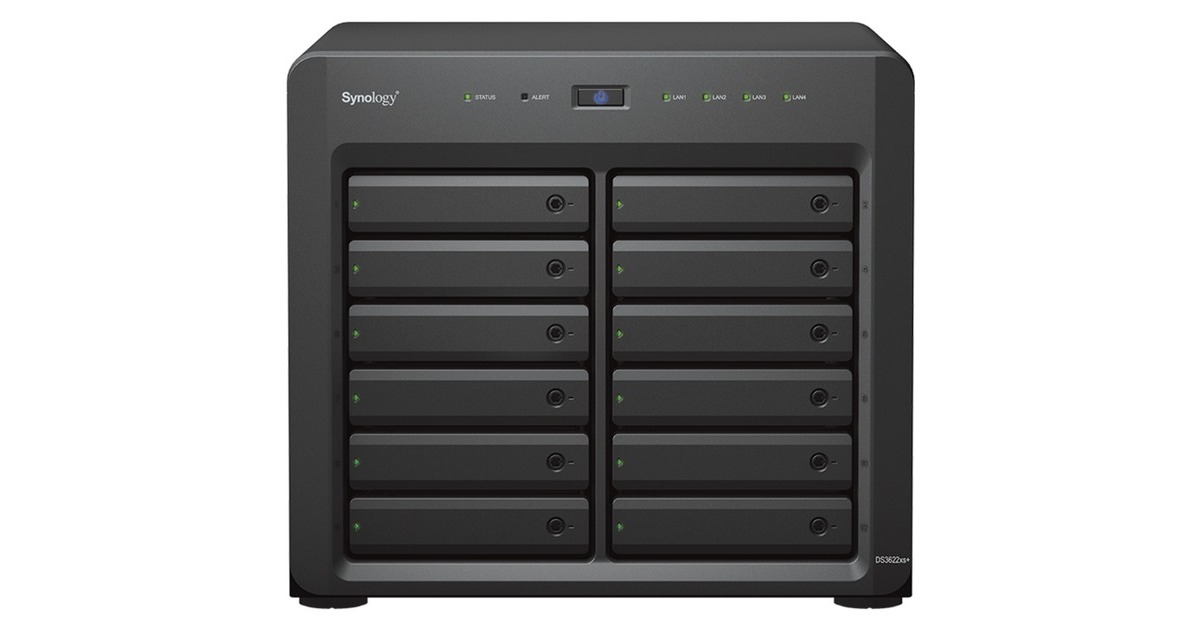 Synology DS3622xs+, NAS(schwarz)