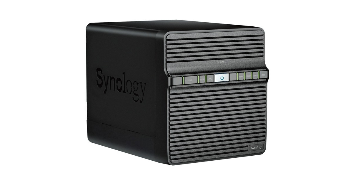 Synology DS423, NAS(schwarz)