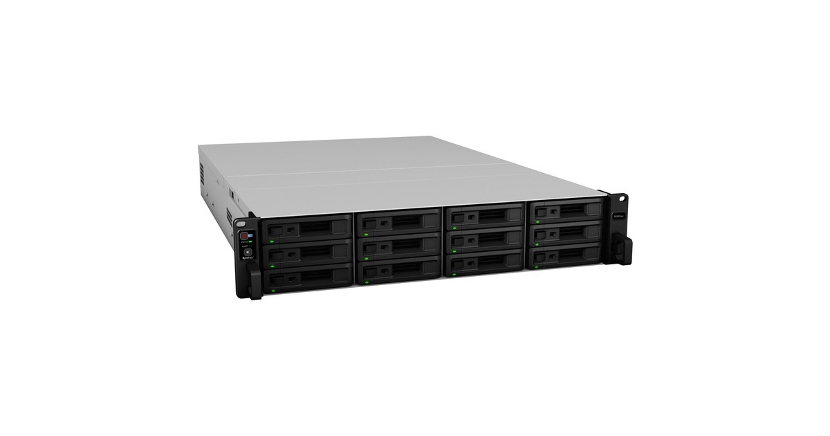 Synology RS3621xs+, NAS(schwarz/grau)