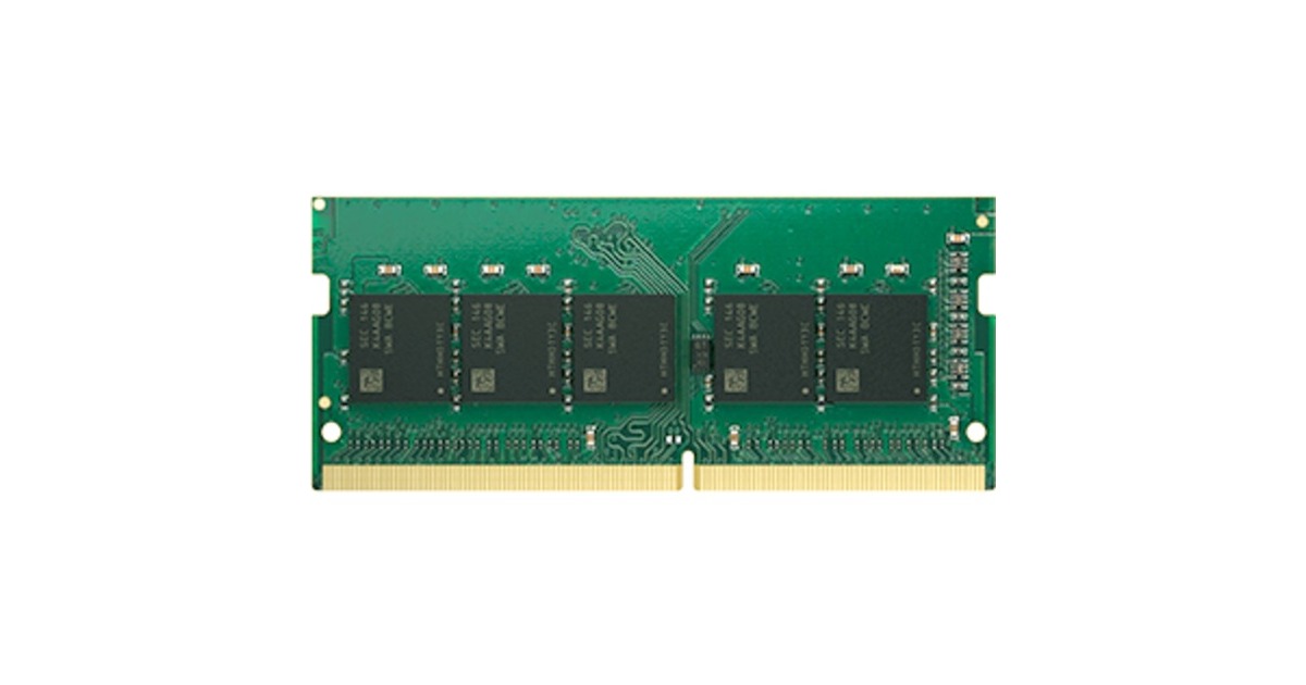 Synology SO-DIMM 16 GB DDR4-, Arbeitsspeicher(grün, D4ES01-16G)