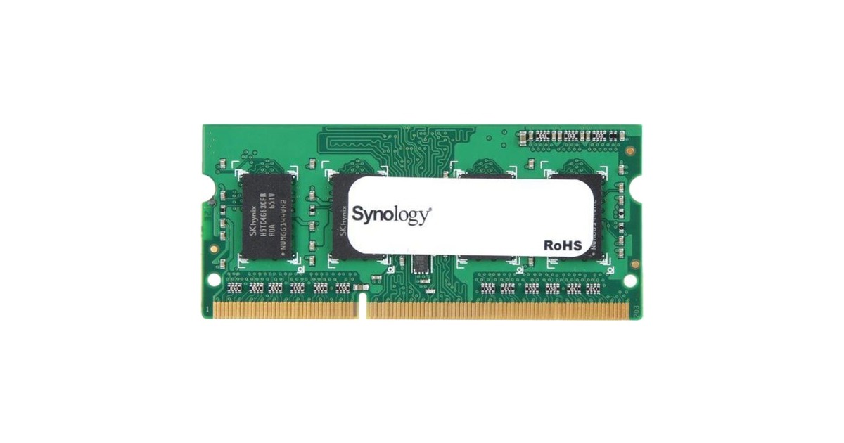 Synology SO-DIMM 4 GB DDR3-1866, Arbeitsspeicher(D3NS1866L-4G)