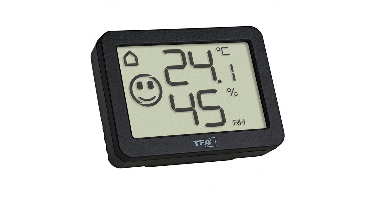 TFA Digitales Thermo-Hygrometer 30.5055, Thermometer(schwarz, 4 Einsatzgebiete: Raumklima, Musikinstrumente, Terrarium, Humidor) TFA Digitales Thermo-Hygrometer 30.5055, Thermometer(schwarz, 4 Einsatzgebiete: Raumklima, Musikinstrumente, Terrarium, Humidor)