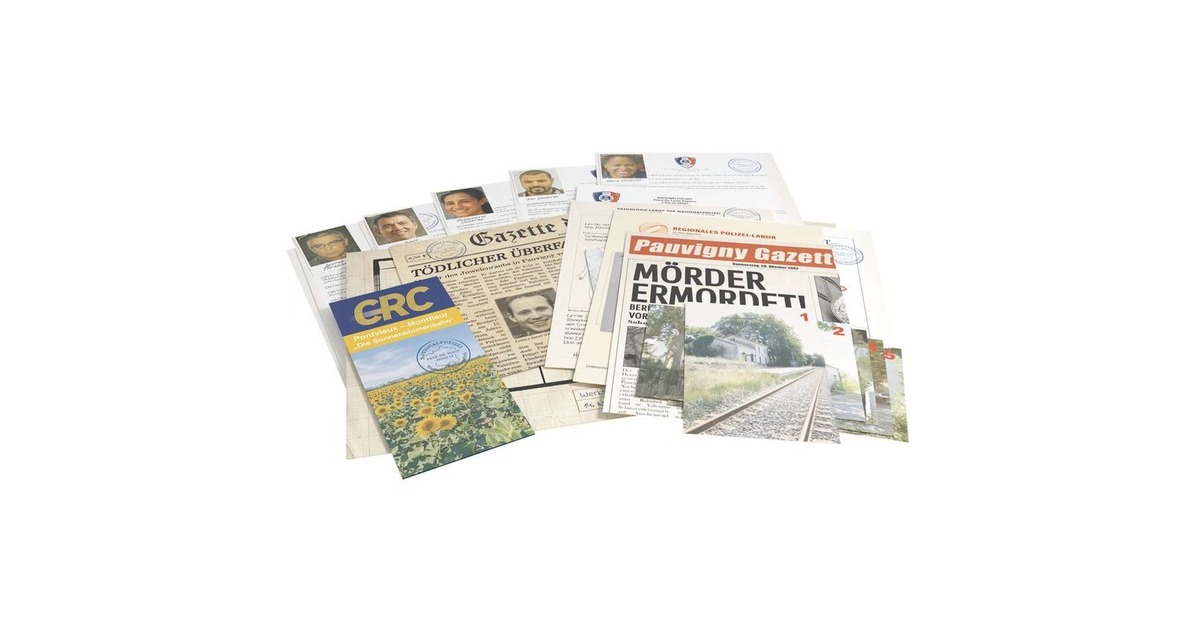 THINK FUN Cold Case: Der letzte Zug, Rätselspiel