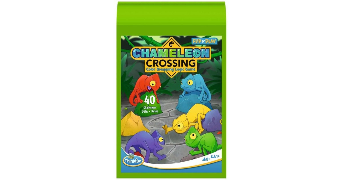 THINK FUN Flip n’ Play - Chameleon Crossing, Brettspiel