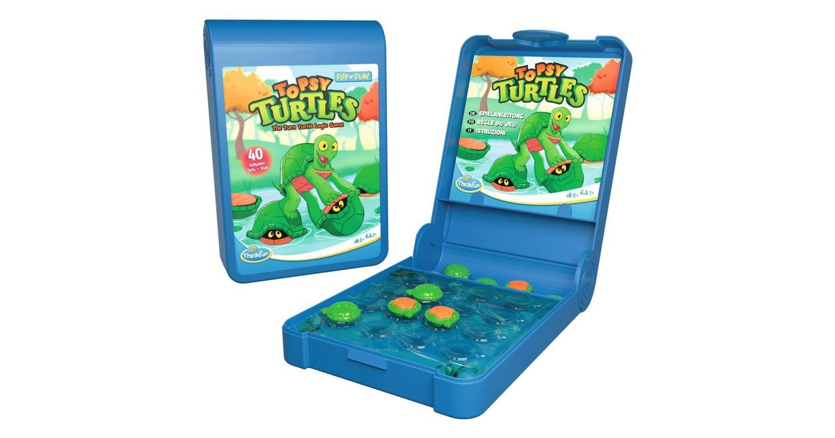 THINK FUN Flip n’ Play - Topsy Turtles, Brettspiel