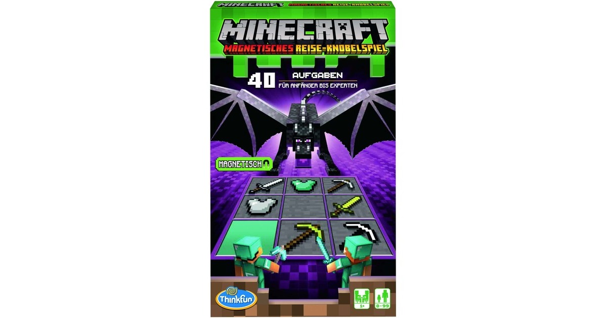 THINK FUN Minecraft - Das magnetische Reisespiel, Geschicklichkeitsspiel
