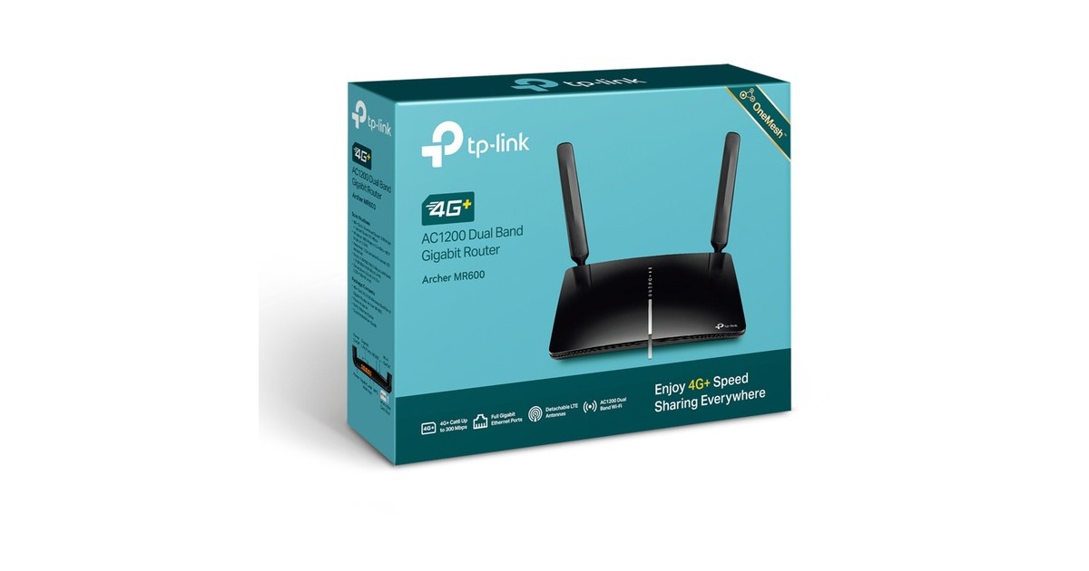 TP-Link Archer MR600, WLAN-LTE-Router(schwarz)