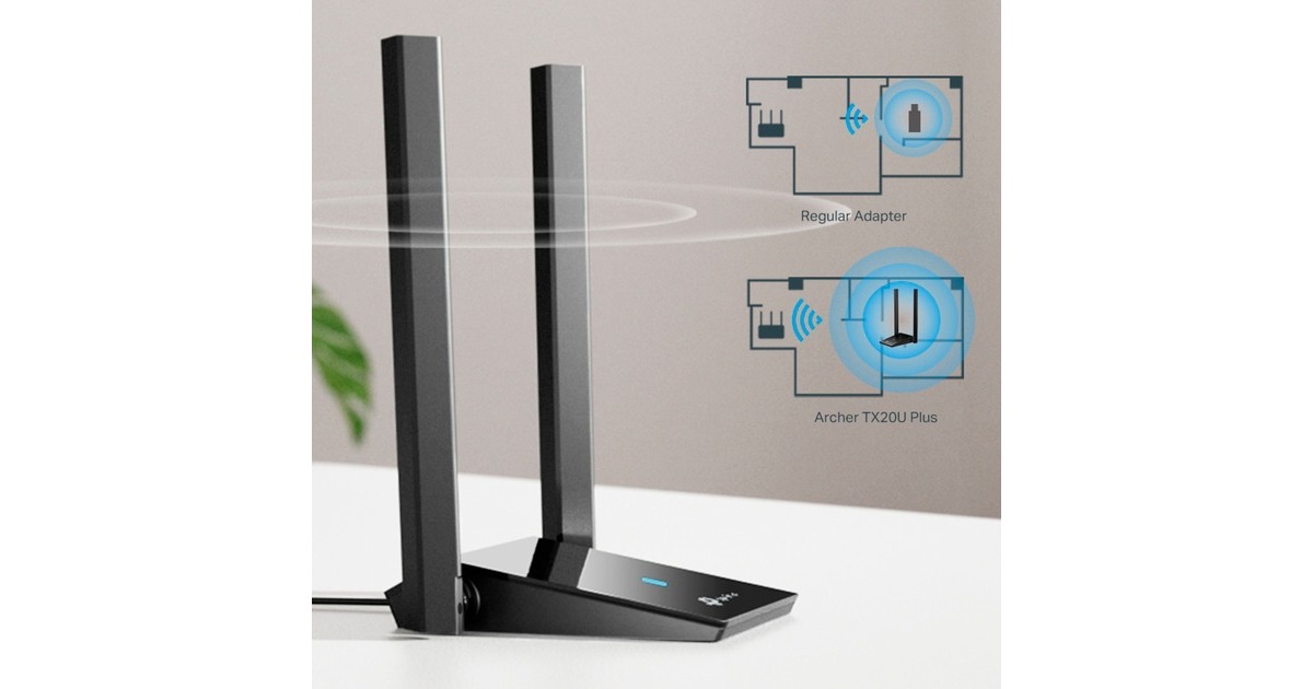 TP-Link Archer TX20U Plus, WLAN-Adapter