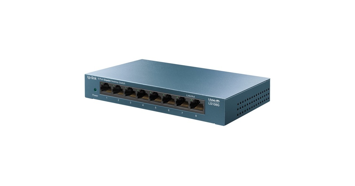 TP-Link LiteWave LS108G, Switch(blau)