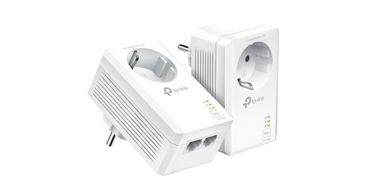 TP-Link TL-PA7027P Kit, Powerline(weiß, Outlet)
