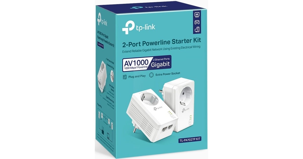 TP-Link TL-PA7027P Kit, Powerline(weiß)