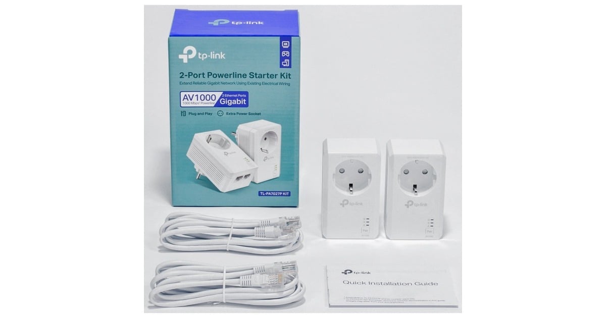 TP-Link TL-PA7027P Kit, Powerline(weiß)