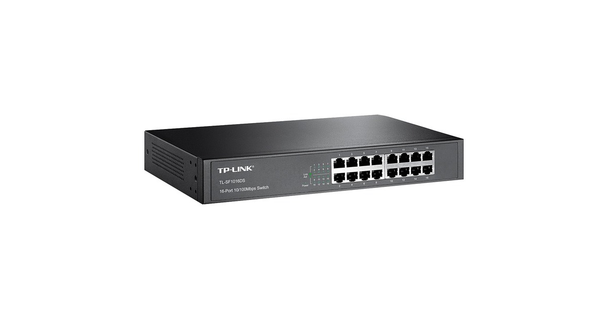 TP-Link TL-SF1016DS V3.0, Switch(schwarz)