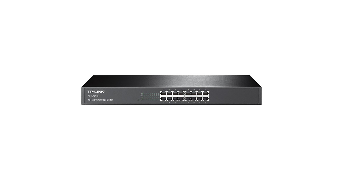 TP-Link TL-SF1016 (v12), Switch(schwarz)