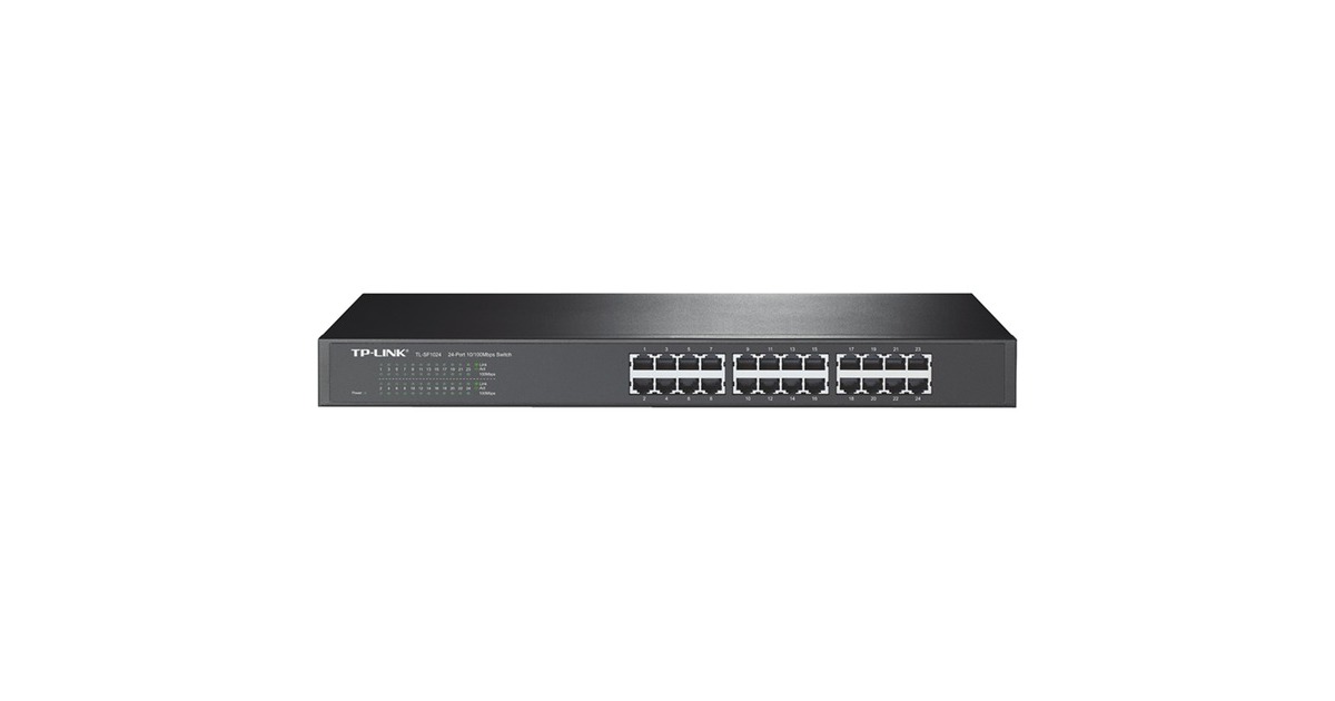 TP-Link TL-SF1024 V8.0, Switch(schwarz)