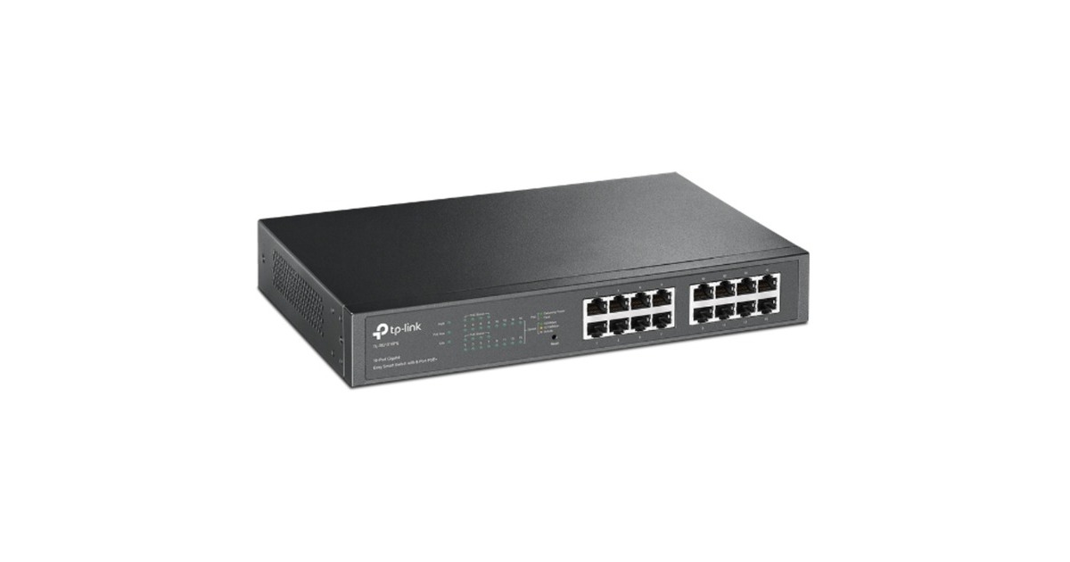 TP-Link TL-SG1016PE, Switch(schwarz)