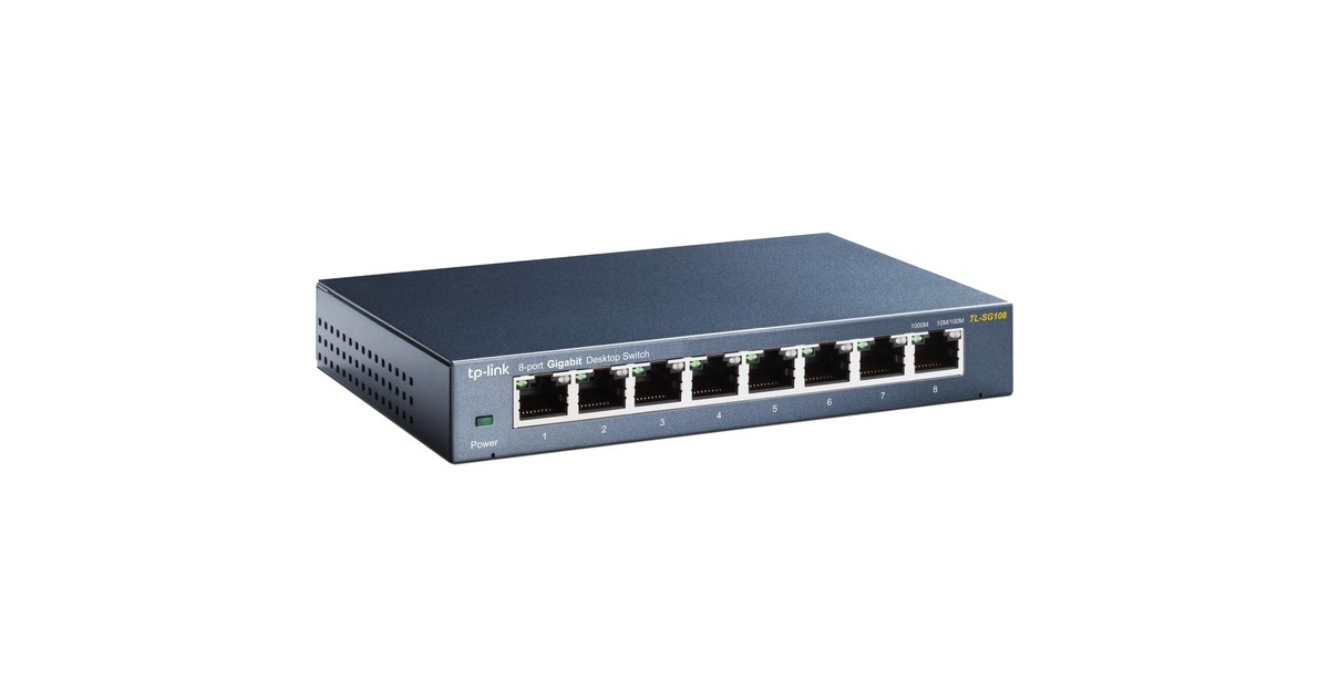 TP-Link TL-SG108, Switch(grau)