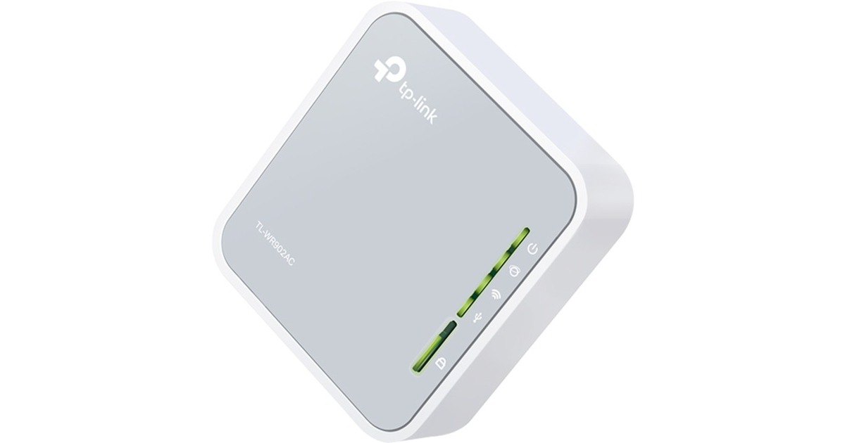 TP-Link TL-WR902AC Pocket 1FE/AC750/Ro, Router(weiß/grau)