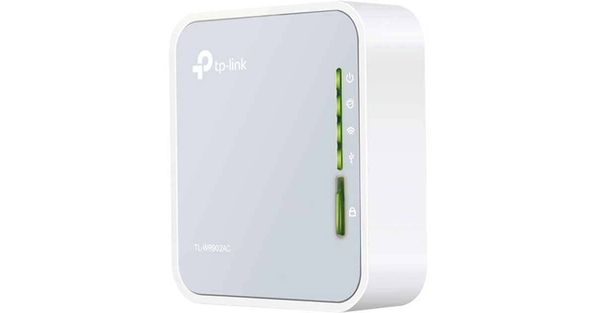 TP-Link TL-WR902AC Pocket 1FE/AC750/Ro, Router(weiß/grau)