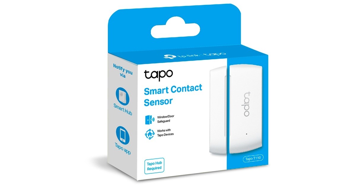 TP-Link Tapo T110 Smart Tür/Fenster Sensor, Öffnungsmelder(weiß)