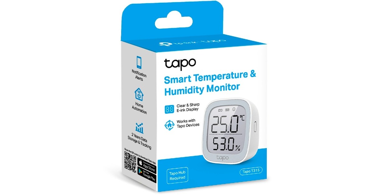 TP-Link Tapo T315 Smart Temperatur & Feuchtigkeitsmoniotor, Sensor
