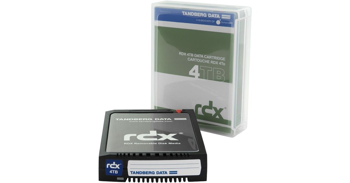 Tandberg RDX Cartridge 4,0 TB, Wechselplatten-Medium