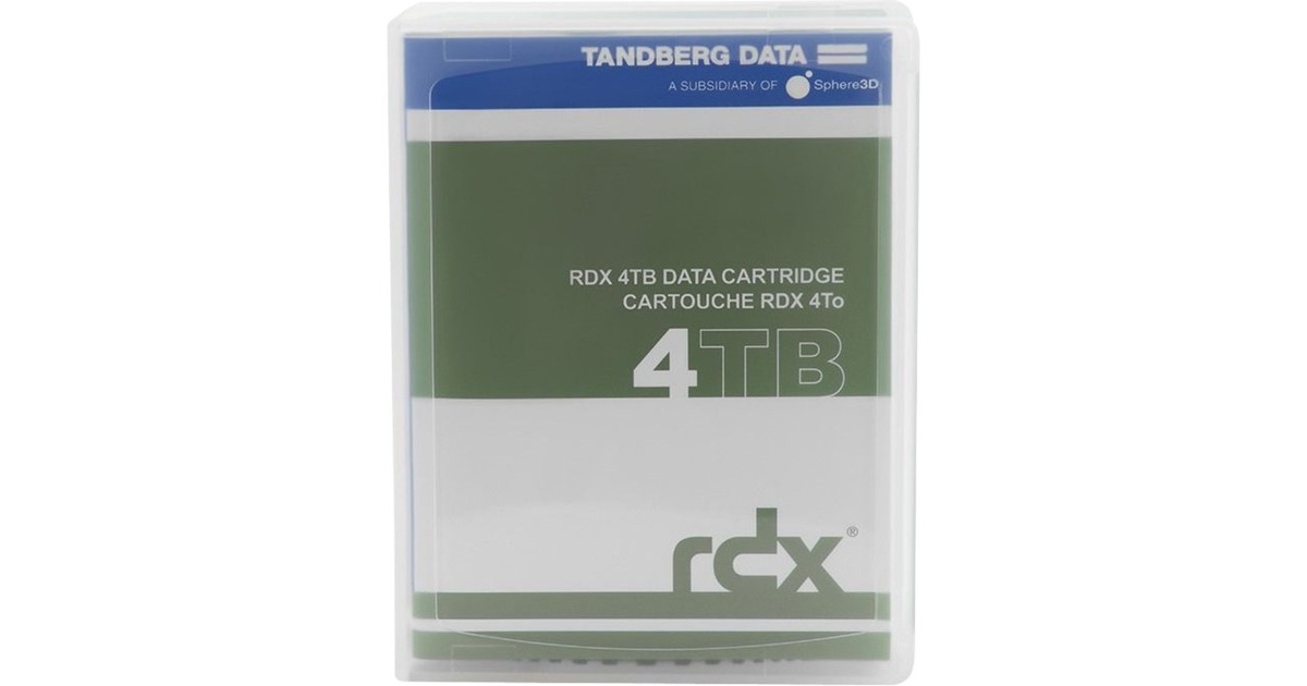 Tandberg RDX Cartridge 4,0 TB, Wechselplatten-Medium