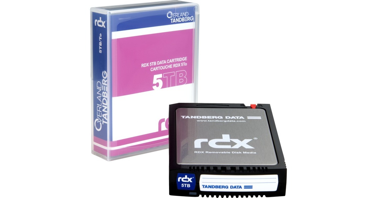 Tandberg RDX Cartridge 5 TB, Wechselplatten-Medium