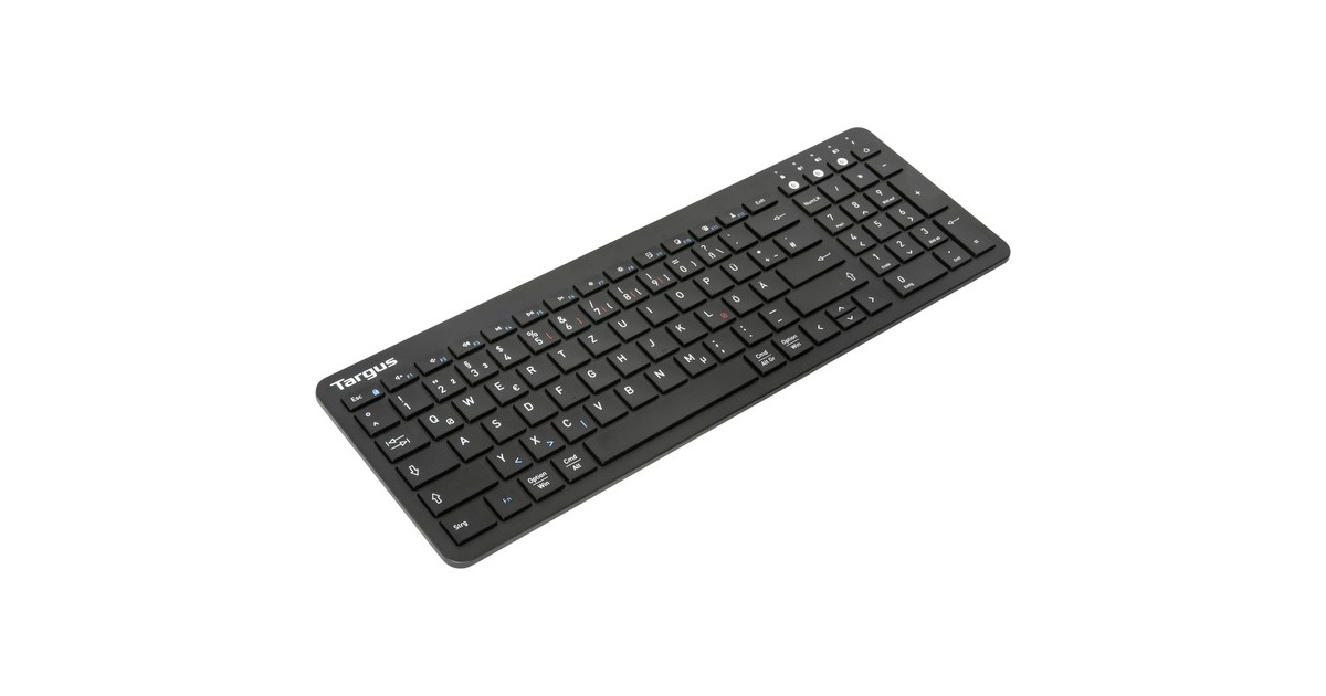 Targus Anti Microbial Bluetooth Keyboard, Tastatur(schwarz, DE-Layout)