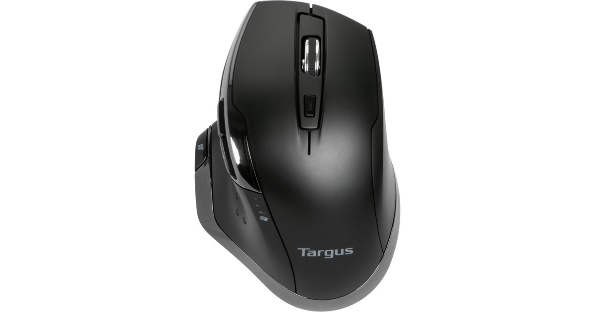 Targus Anti Microbial Ergonomic Blue Trace Maus(schwarz)