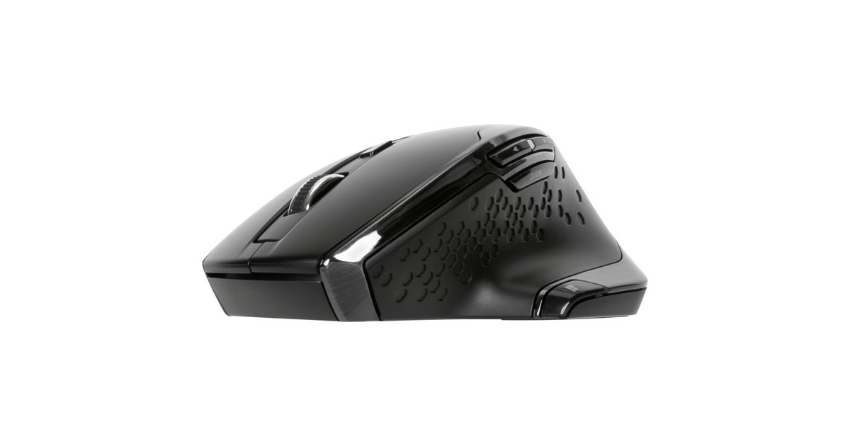 Targus Anti Microbial Ergonomic Blue Trace Maus(schwarz)