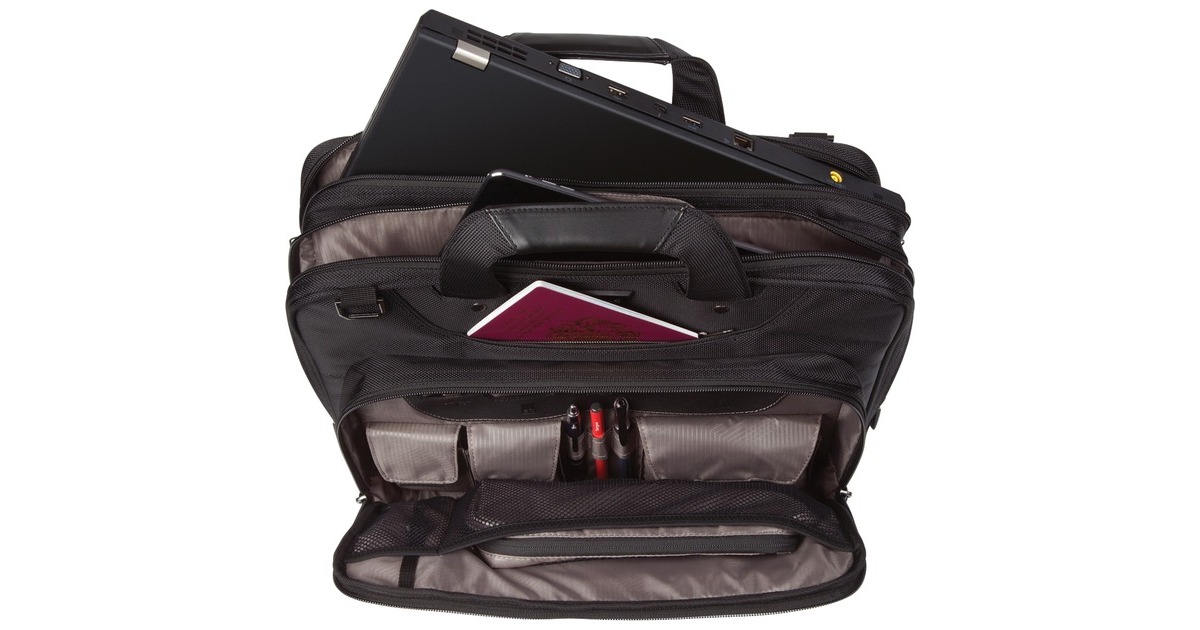 Targus Corporate Traveller Topload Case 15,6”, Notebooktasche(schwarz, bis 39,6 cm (15,6