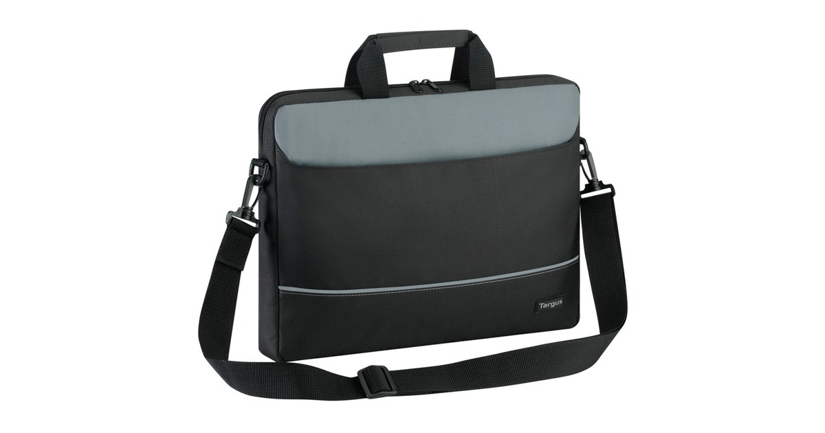 Targus Intellect Topload Case, Notebooktasche(schwarz/silber, 15,6")