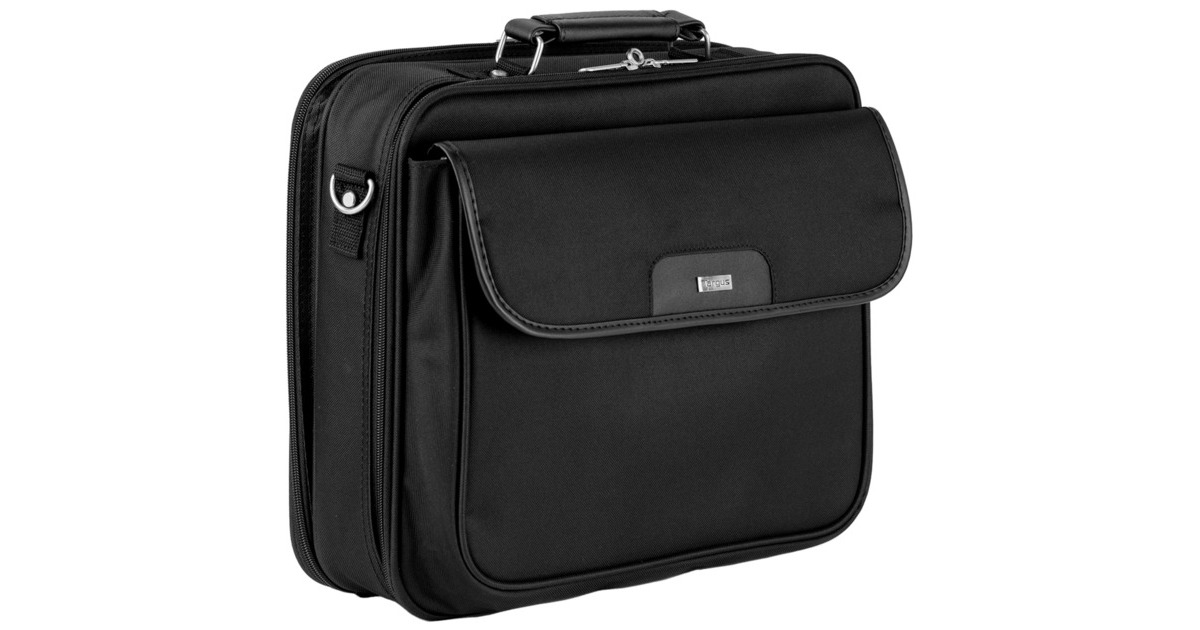 Targus Notepac Plus Clamshell Case, Notebooktasche(schwarz, 15,6")