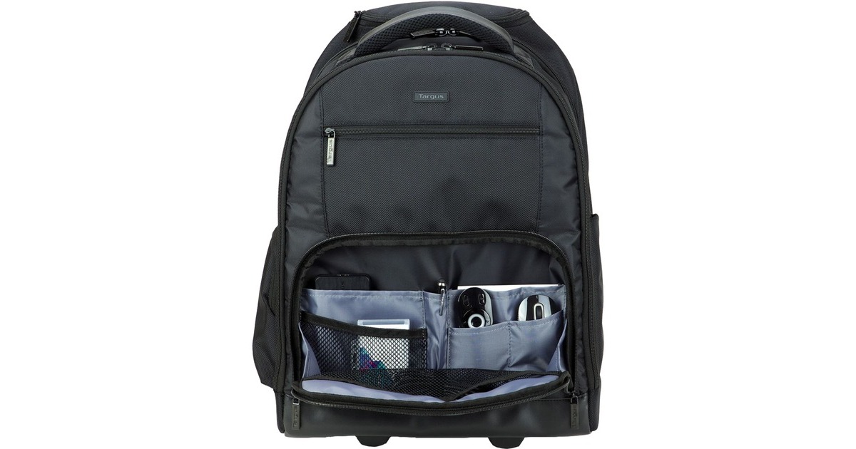 Targus Sport Rolling Laptop-Rucksack, Trolley(schwarz, bis 39,6 cm (15,6