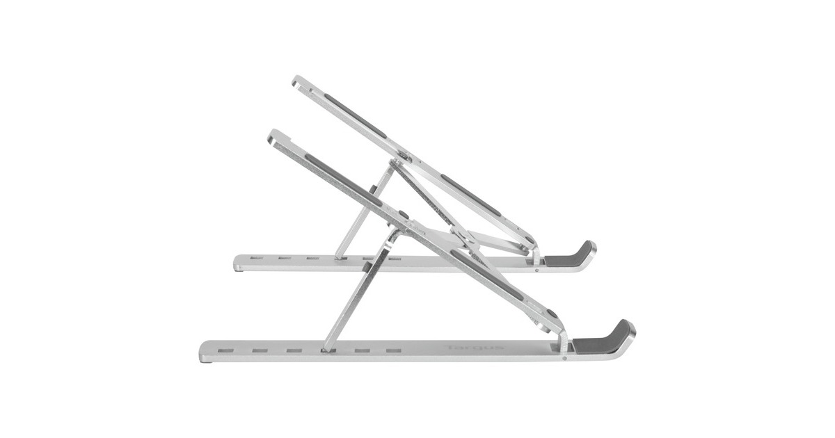 Targus Tragbarer ergonomischer Laptop-/Tablet-Ständer, Halterung(silber)