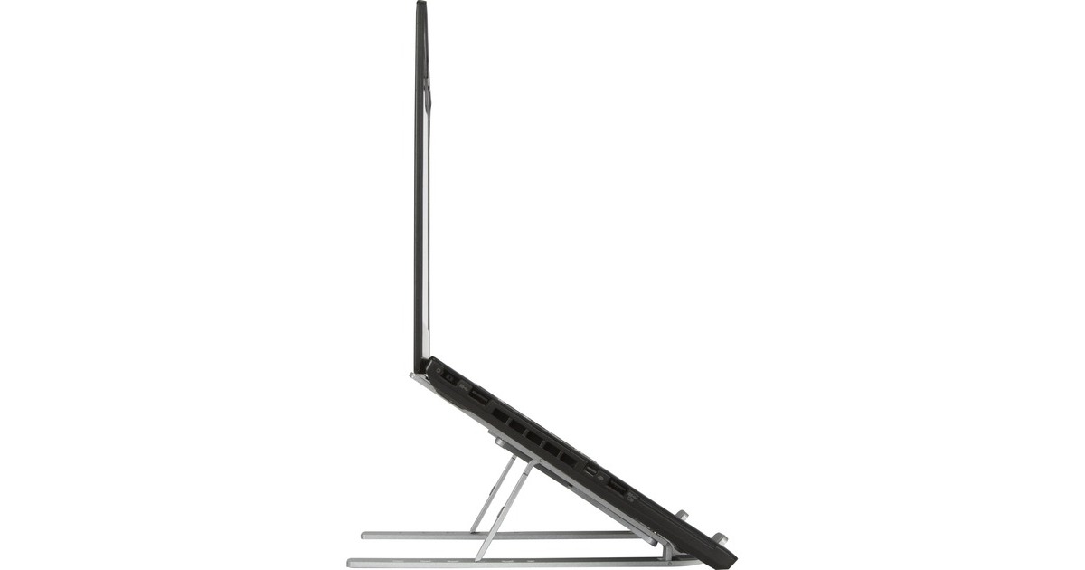Targus Tragbarer ergonomischer Laptop-/Tablet-Ständer, Halterung(silber)