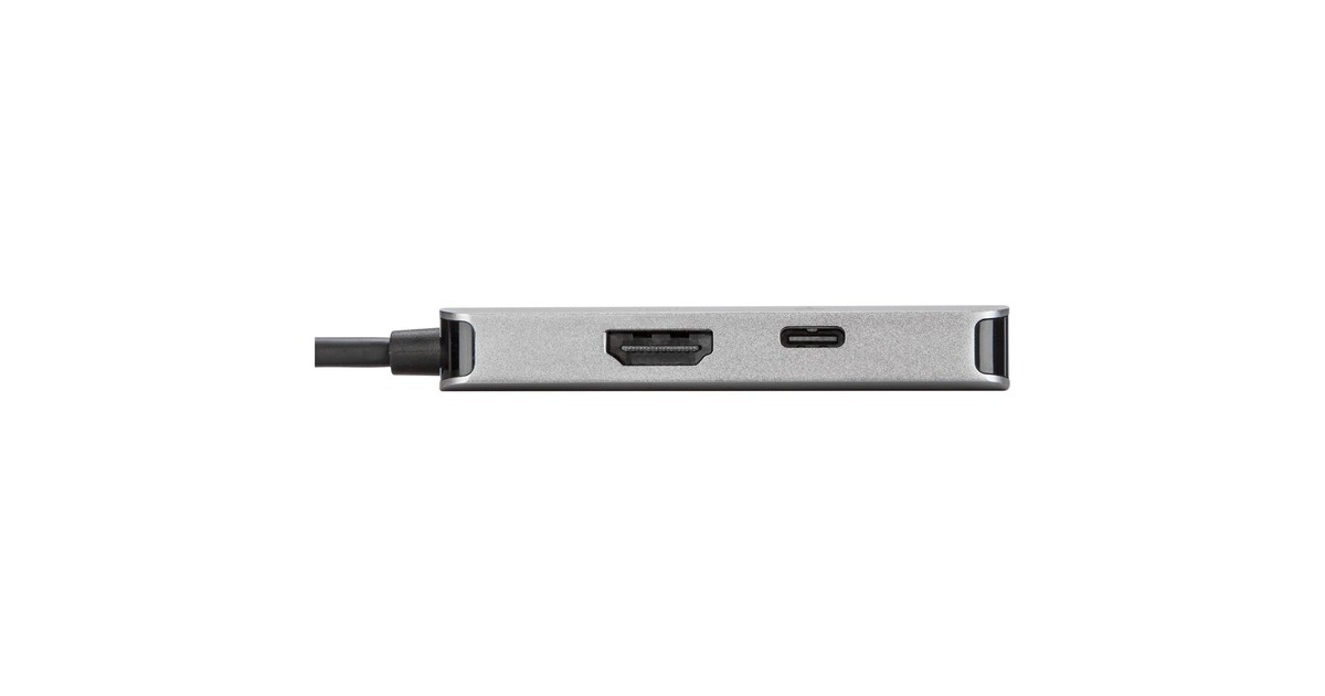 USB-A + USB-C Buchse + HDMI Buchse, USB-Hub(silber, PD, Laden mit bis zu 100 Watt)