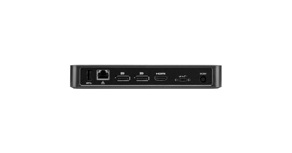 Targus USB-C multifunktionale DisplayPort Alt- Modus Dreifach-Video-Dockingstation(grau)