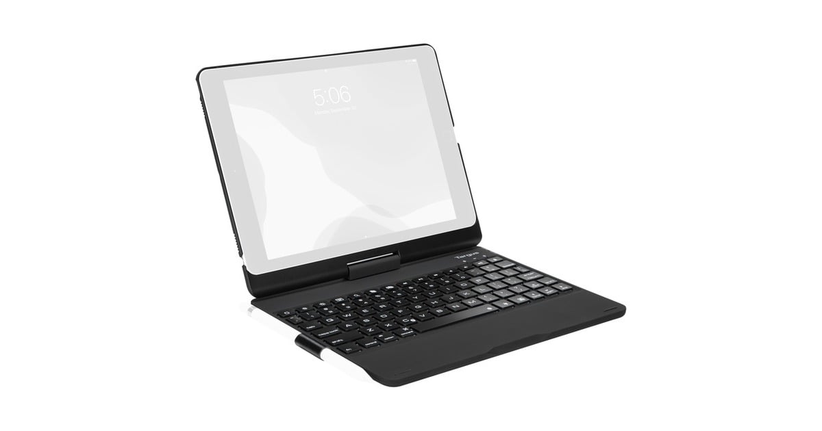 Targus VersaType Case, Tastatur(schwarz, DE-Layout, für iPad 10.2" (7. / 8. Gen.), iPad Air 10.5", iPad Pro 10.5")
